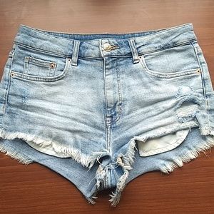 H&M Divided Distressed Shorts- Size 6